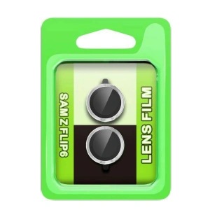 Samsung Galaxy Z Flip 6 Raze Metal Kamera Lens - Gümüş