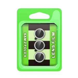 Samsung Galaxy Z Fold 6 Raze Metal Kamera Lens - Gümüş