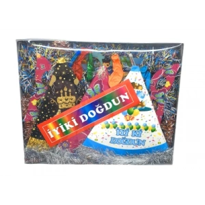 Şeffaf Küçük Parti Seti Takım Süs (4172)