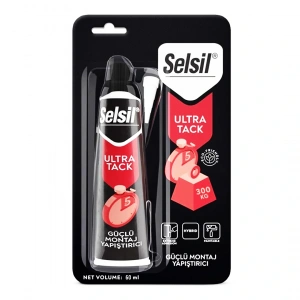 Selsil Montaj Yapıştırıcı Beyaz Ultra Tack 60ml (4172)