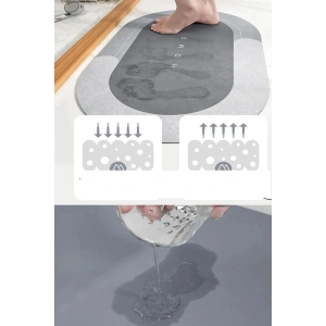 Sihirli Su Emici Kaydırmaz Banyo Paspası Banyo Ayak Matı