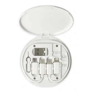 SN06 3in1 Kablo ve Kart Düzenleyici - Beyaz