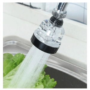 Su Tasarruflu  3 Fonksiyonlu  Oynar  Musluk Başlığı - Şeffaf (4172)