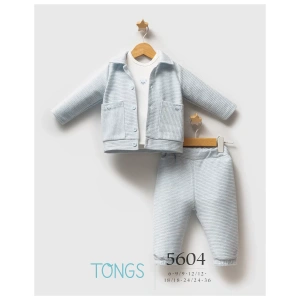 Tongs Baby Classic Bear 3lü Takım 5604 Mavi