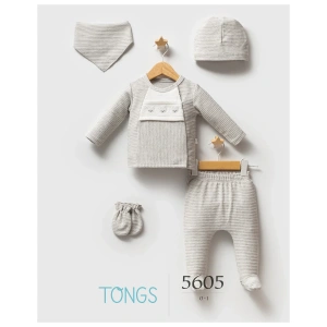 Tongs Baby Classic Bear 5li Hastane Çıkışı 5605 Gri