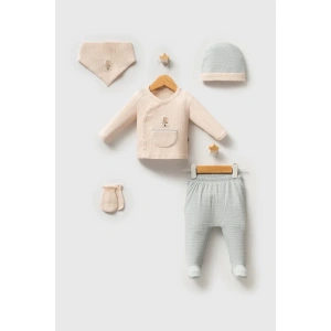 Tongs Baby Daily Elegance Zıbın Takımı 5652 Mavi