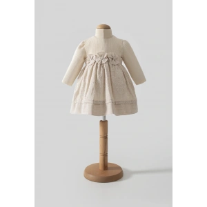 Tongs Baby Elbise 8051 Ekru