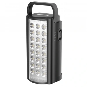 Usb Şarj Çıkışlı 24 Led 80 Saat Akülü Şarjlı Işıldak (4172)