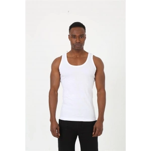 venüsshopping- Erkek Beyaz Sporcu Ribana Atlet