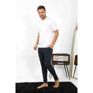 venüsshopping- Erkek Pamuk Tek Alt Pijama Lacivert