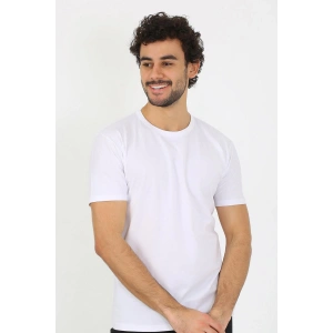 venüsshopping- Erkek Sıfır Yaka Beyaz Penye Atlet