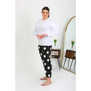 venüsshopping- Kadın Büyük Beden Tek Alt Pijama Siyah