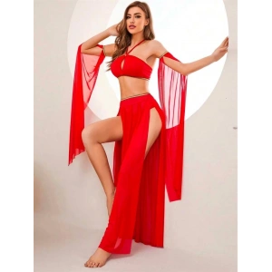 venüsshopping- Kadın Fantezi Danscı Kostüm Takım Kırmızı