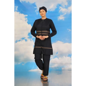 venüsshopping- Kadın Tam Tesettür Mayo Lacivert