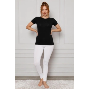 venüsshopping- Penye Likralı Tayt Beyaz