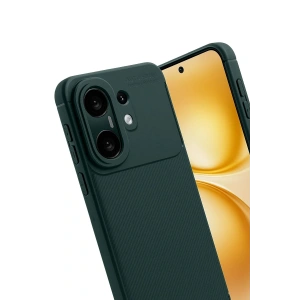 Vivo X200 FE Auto Focus Karbon Kapak - Koyu Yeşil