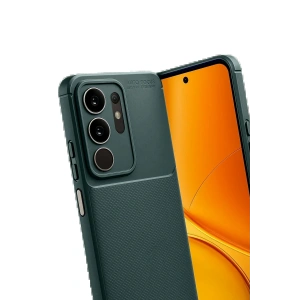 Vivo Y29 4G Auto Focus Karbon Kapak - Koyu Yeşil