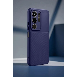 Vivo Y29 4G Auto Focus Karbon Kapak - Lacivert