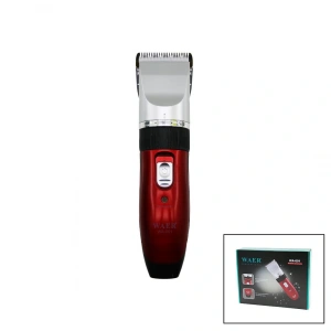 Waer Wa-001 Saç Sakal Kesme Traş Makinesi Çift Bataryafiş Şarjlıkesim Ayarlı Bıçak=0.8--2.0mmr.krom Kaplı Gövde (4172)