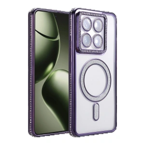 Xiaomi Mi 14T Pro Joke Simli Magneticsafe Kılıf - Derin Mor