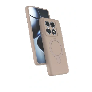 Xiaomi Mi 14T Pro Regal Magsafe Standlı Kapak - Çöl Titanyum