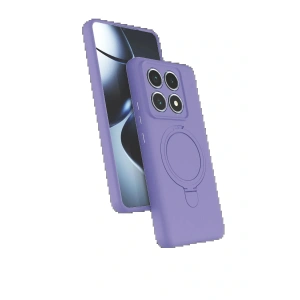 Xiaomi Mi 14T Pro Regal Magsafe Standlı Kapak - Lila