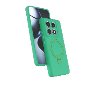 Xiaomi Mi 14T Pro Regal Magsafe Standlı Kapak - Yeşil