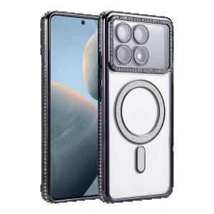 Xiaomi Poco X6 Pro Joke Simli Magneticsafe Kılıf - Siyah