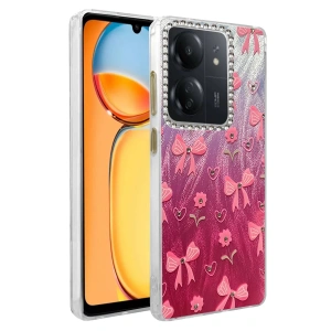 Xiaomi Redmi 13C Kılıf Blade Aynalı Desenli Kapak - Desen 3