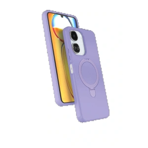 Xiaomi Redmi 13C Regal Magsafe Standlı Kapak - Lila