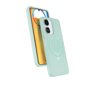 Xiaomi Redmi 13C Regal Magsafe Standlı Kapak - Su Yeşili