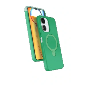 Xiaomi Redmi 13C Regal Magsafe Standlı Kapak - Yeşil