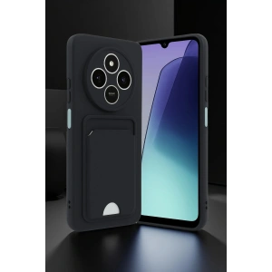 Xiaomi Redmi 14C Kelvin Kartvizitli Silikon - Siyah