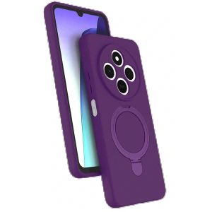 Xiaomi Redmi 14C Regal Magsafe Standlı Kapak - Derin Mor