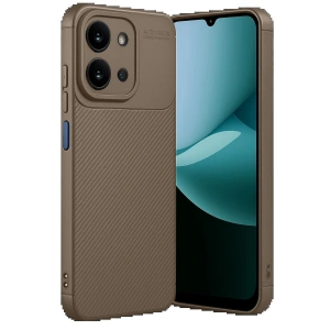 Xiaomi Redmi 15C 4G Auto Focus Karbon Kapak - Kahverengi