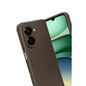 Xiaomi Redmi A5 4G Auto Focus Karbon Kapak - Kahverengi