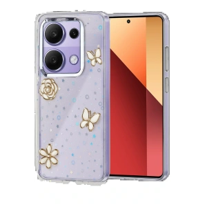 Xiaomi Redmi Note 13 Pro 4G Fiyonk Desenli Kapak - Desen 2