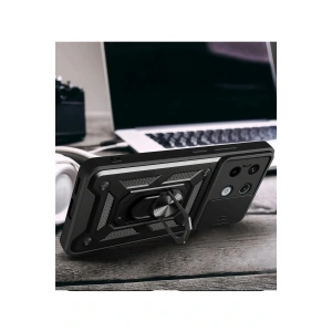 Xiaomi Redmi Note 13 Pro 4G Pars Lens Yüzüklü Silikon - Lacivert