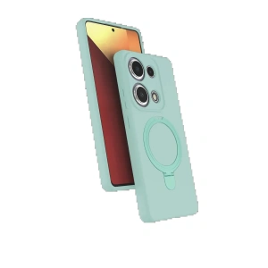 Xiaomi Redmi Note 13 Pro 4G Regal Magsafe Standlı Kapak - Su Yeşili