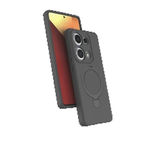 Xiaomi Redmi Note 13 Pro 4G Regal Magsafe Standlı Kapak - Titan Gri