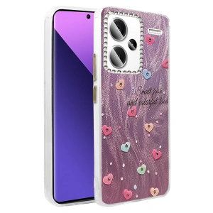 Xiaomi Redmi Note 13 Pro Plus Kılıf Blade Aynalı Desenli Kapak - Desen 8