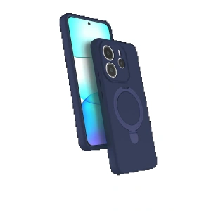 Xiaomi Redmi Note 14 4G Regal Magsafe Standlı Kapak - Lacivert