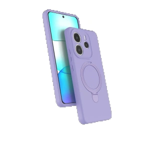 Xiaomi Redmi Note 14 4G Regal Magsafe Standlı Kapak - Lila