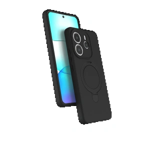 Xiaomi Redmi Note 14 4G Regal Magsafe Standlı Kapak - Siyah