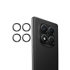 Xiaomi Redmi Note 14 Pro 4G PVD Metal Kamera Lens - Gümüş