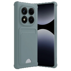 Xiaomi Redmi Note 14 Pro 5G Kelvin Kartvizitli Silikon - Açık Yeşil