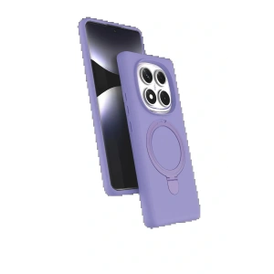 Xiaomi Redmi Note 14 Pro 5G Regal Magsafe Standlı Kapak - Lila