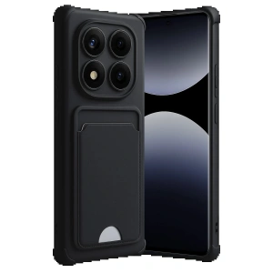 Xiaomi Redmi Note 14 Pro Plus Kelvin Kartvizitli Silikon - Siyah