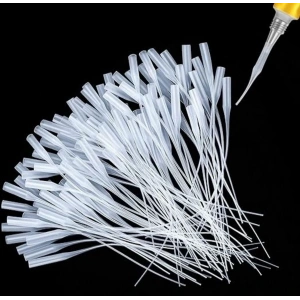 Yapıştıcı Mikro Uçları Plastik Yapıştırıcı Şişe Uçları Şırınga Ucu 10 Adet