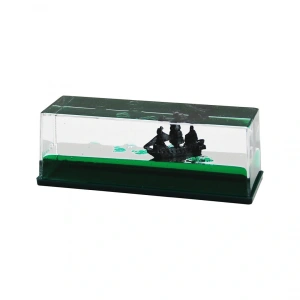 Yeşil Su   Dikdörtgen Mika  Yüzen Batmayan Gemi  Dekoratif Biblo Akvaryum   4.5x14.5x5.3cm (4172)